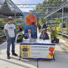 Davis Botanical Society membership table at Arboretum Plant Sale
