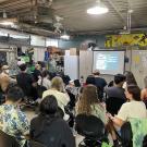 Night At Conservatory Zane Moore May2023 discussing Albino Redwoods.